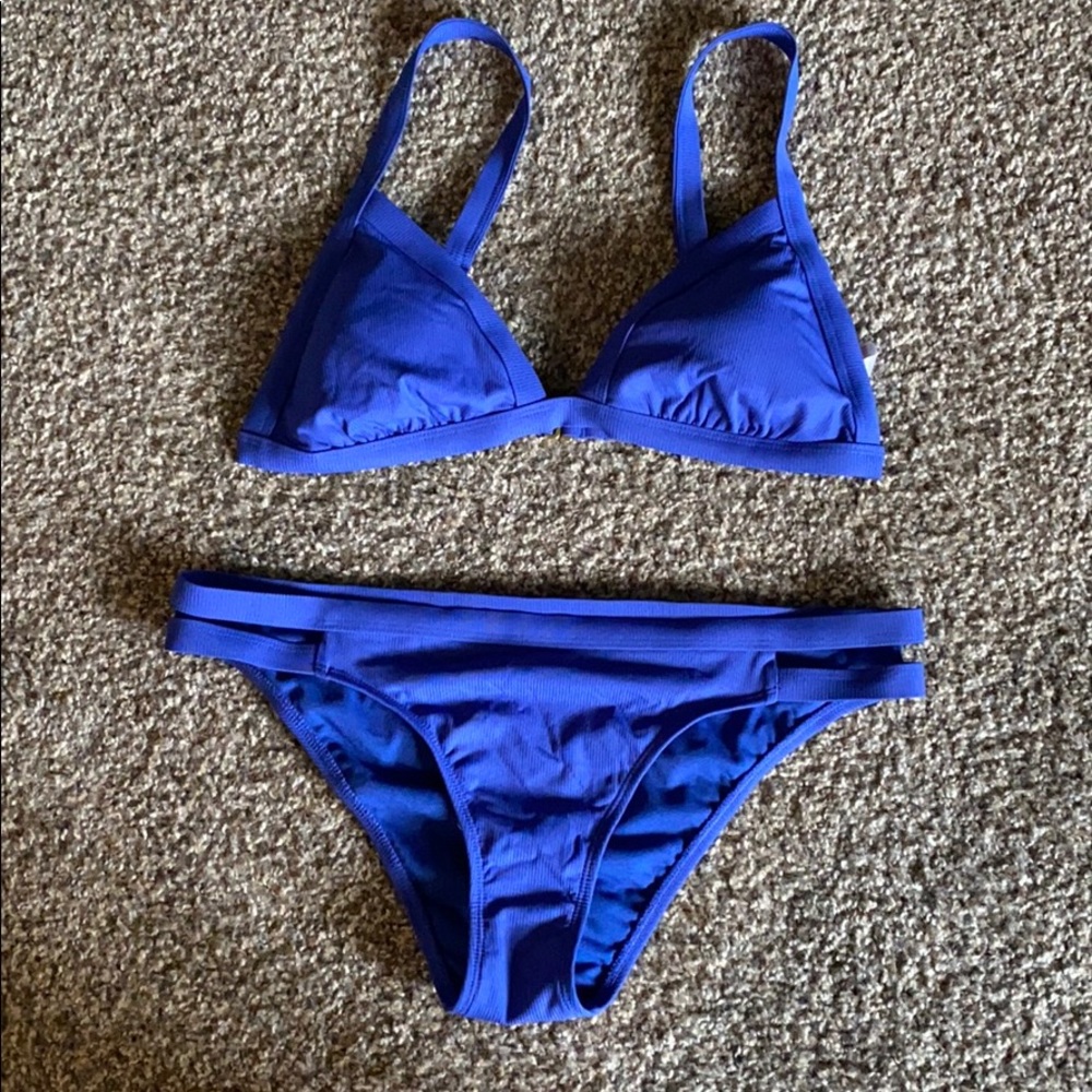 Royal blue bikini
